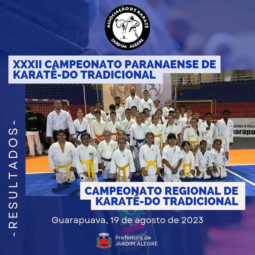 DESTAQUE NO CAMPEONATO PARANAENSE E REGIONAL DE KARATÊ-DO TRADICIONAL 