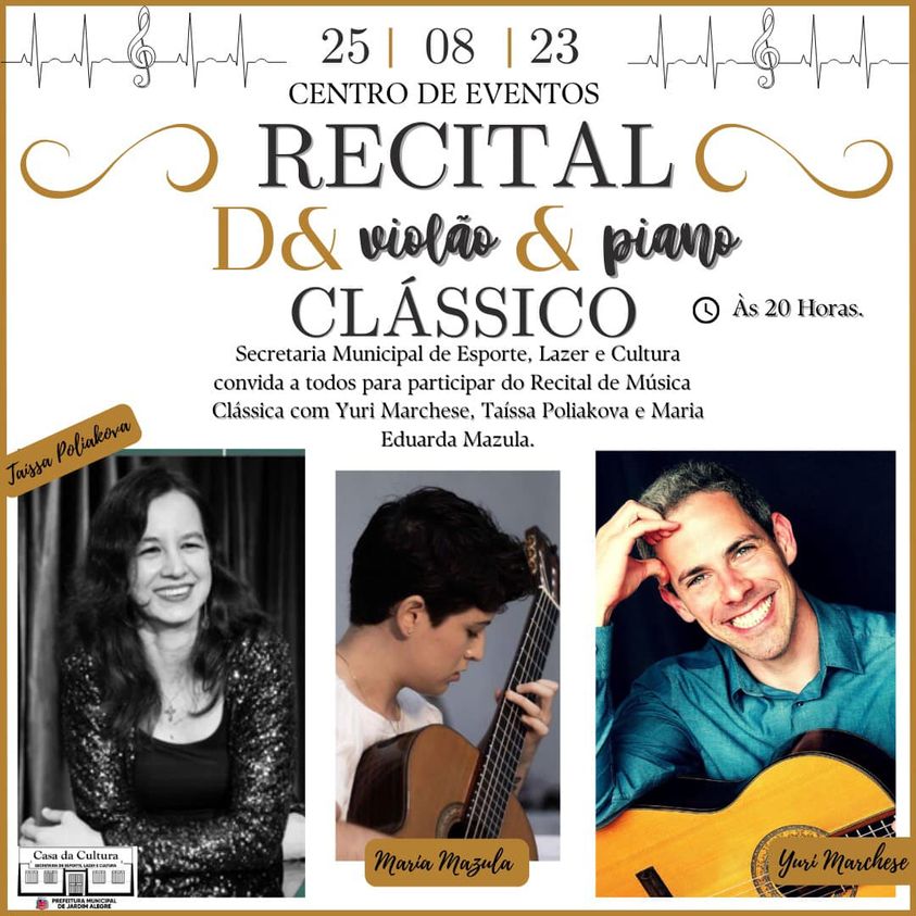 RECITAL DE VIOLÃO E PIANO CLÁSSICO 