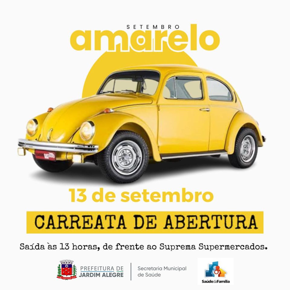 CARREATA EM PROL A CAMPANHA SETEMBRO AMARELO