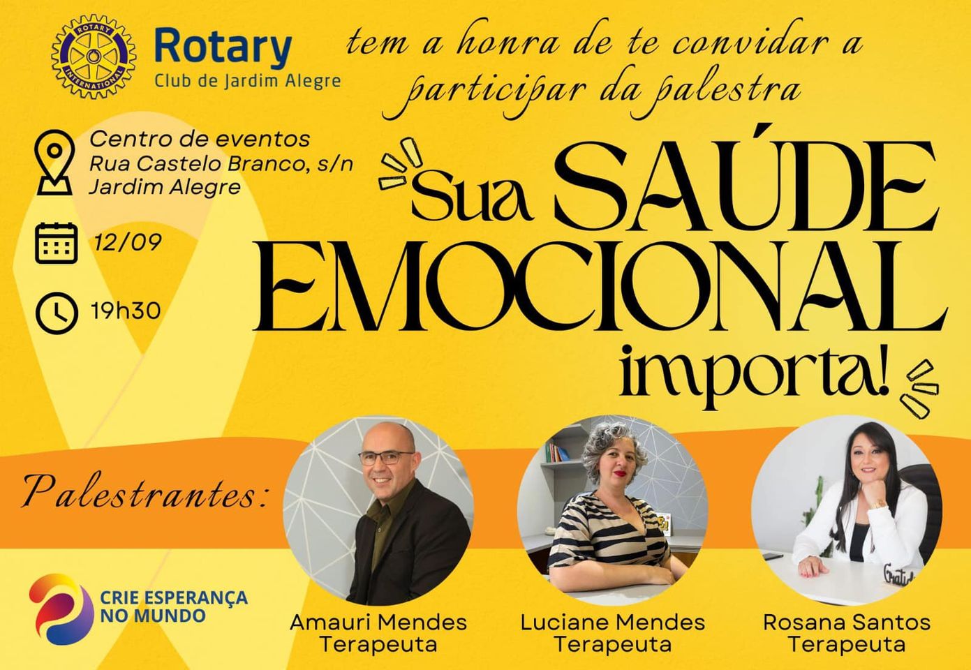 SUA SAÚDE EMOCIONAL IMPORTA