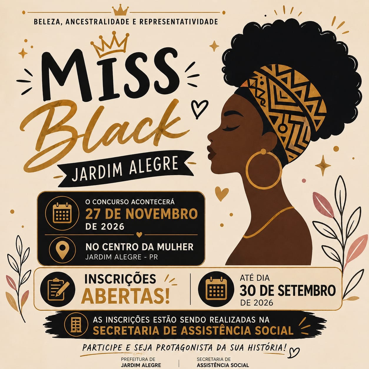 Miss Black Jardim Alegre 2026