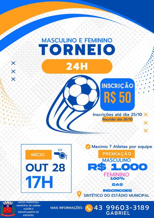 TORNEIO 24H DE FUTEBOL SOCIETY 