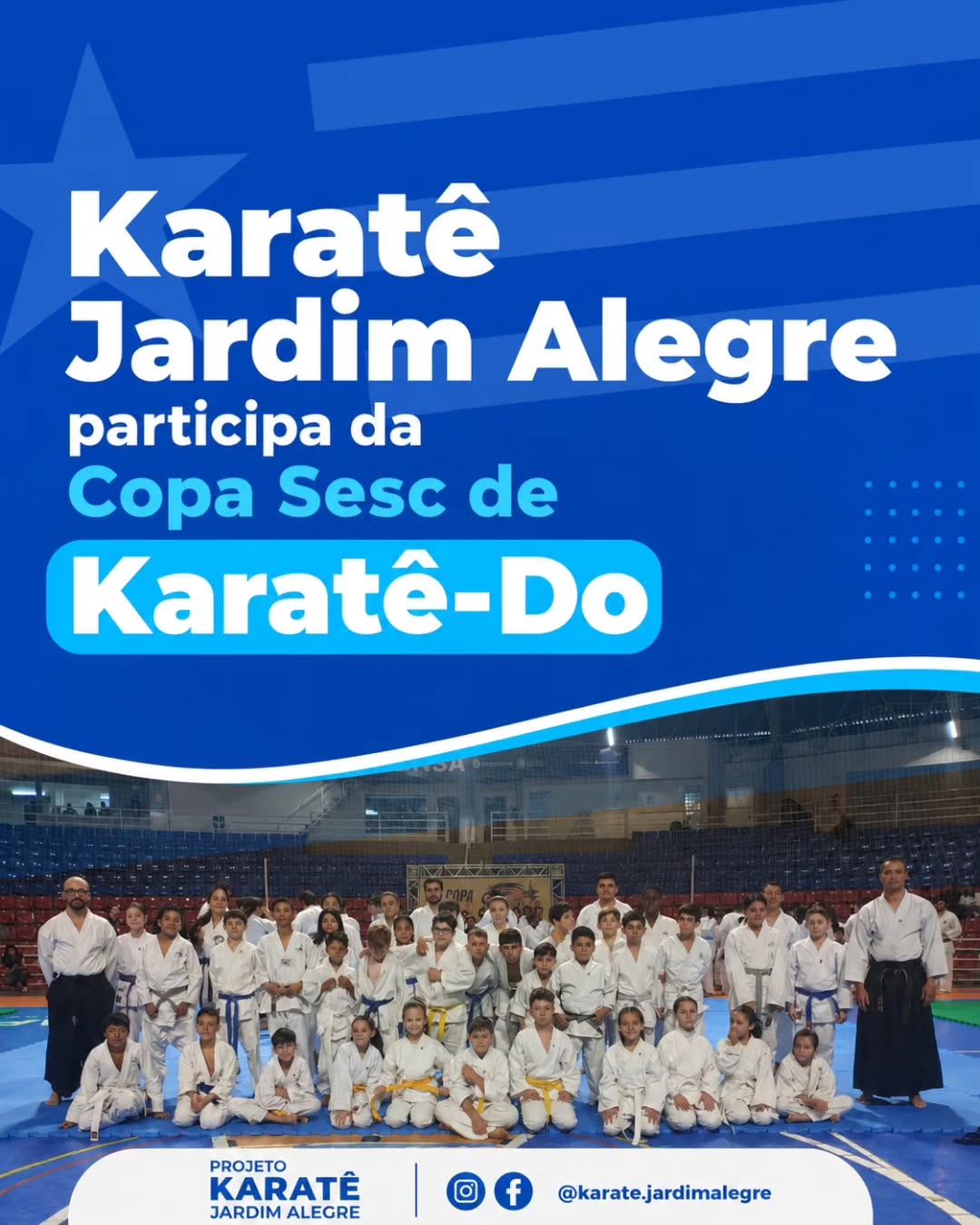 Projeto Karatê Jardim Alegre participa de competições estaduais em Guarapuava