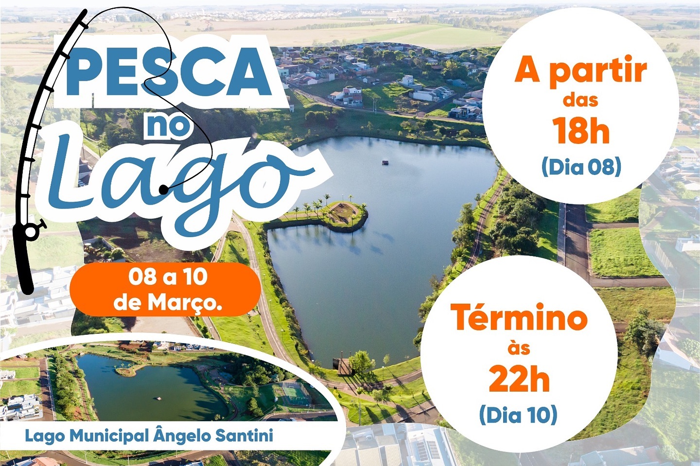 DIA DA PESCA NO LAGO MUNICIPAL