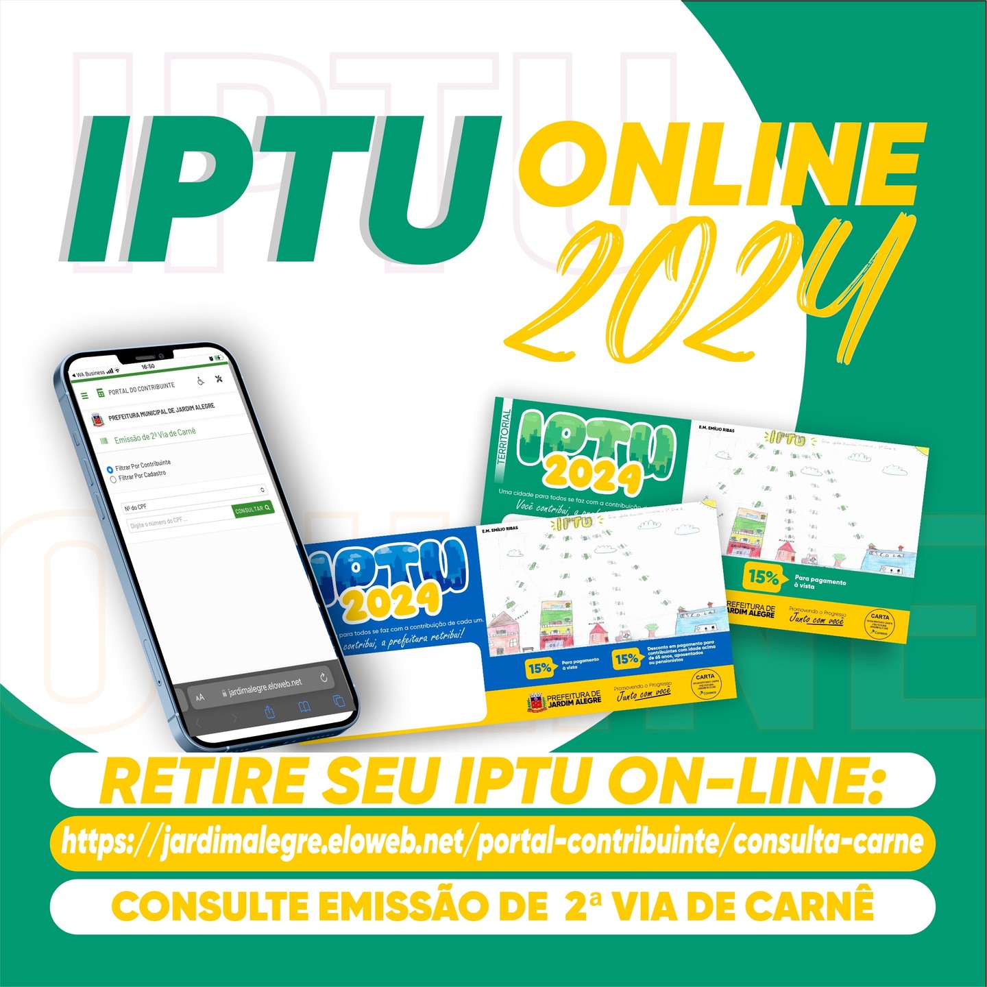 IPTU ONLINE, PASSO A PASSO DE COMO RETIRAR