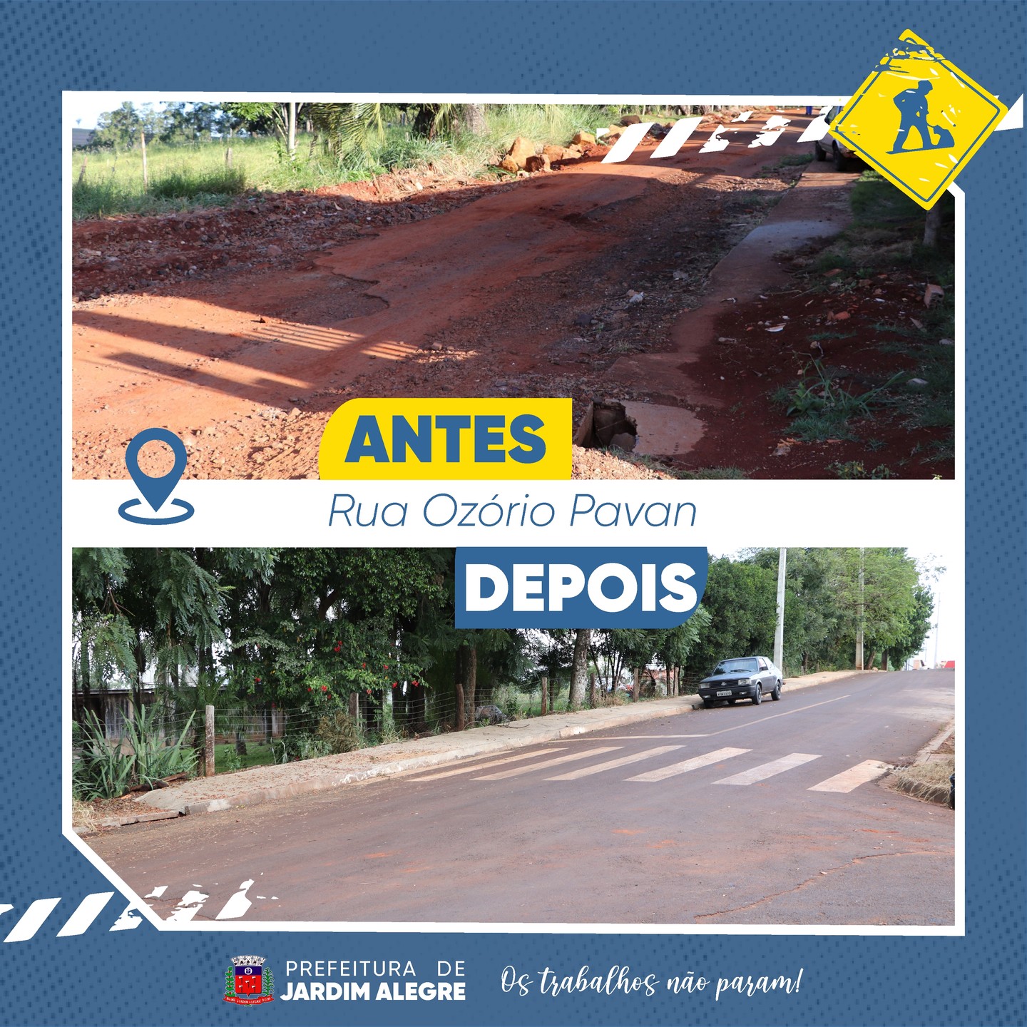 PAVIMENTAÇÃO E RECAPE - RUA OZÓRIO PAVAN