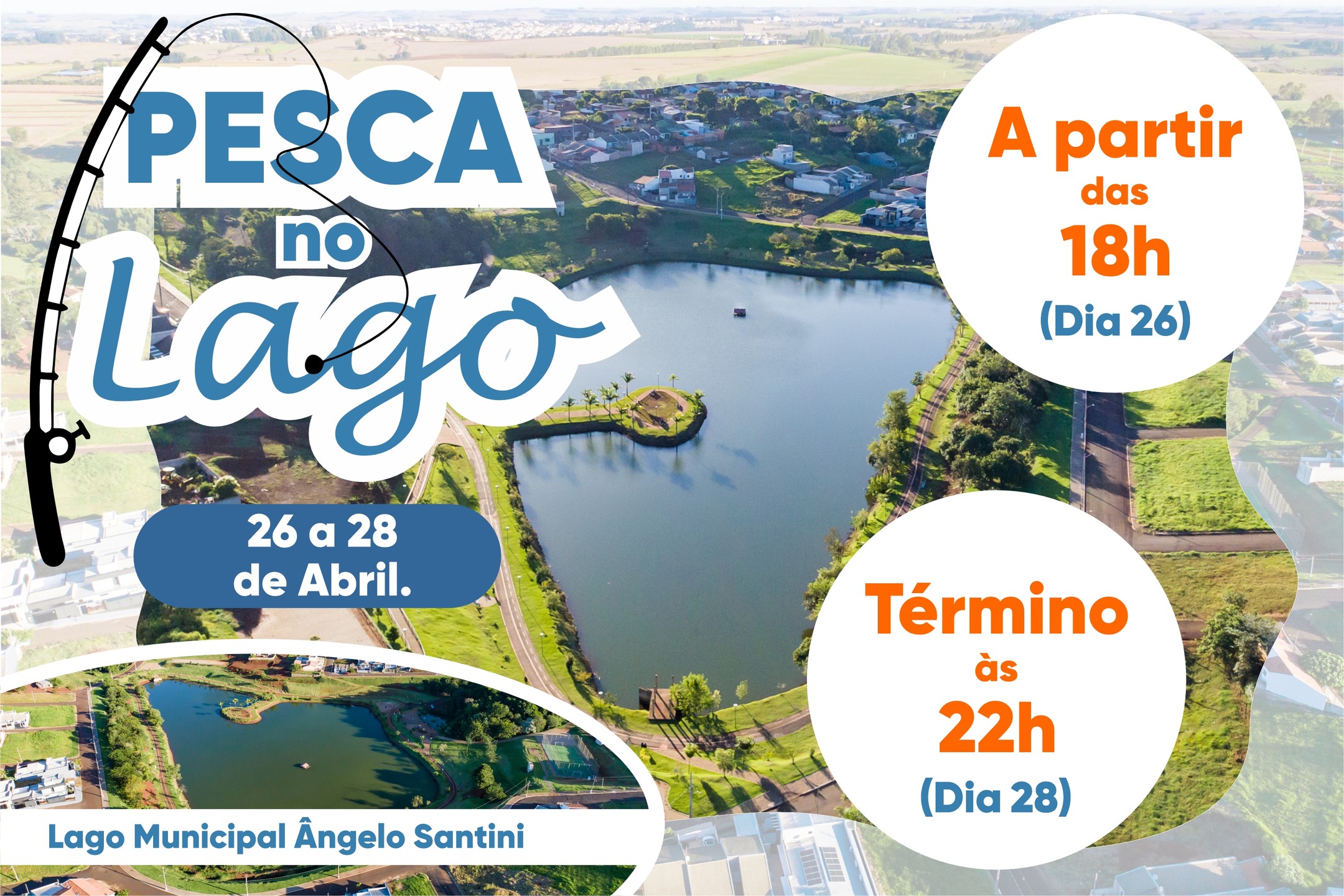 DIA DA PESCA NO LAGO MUNICIPAL, EM ESPECIAL AOS 60 ANOS DE JARDIM ALEGRE