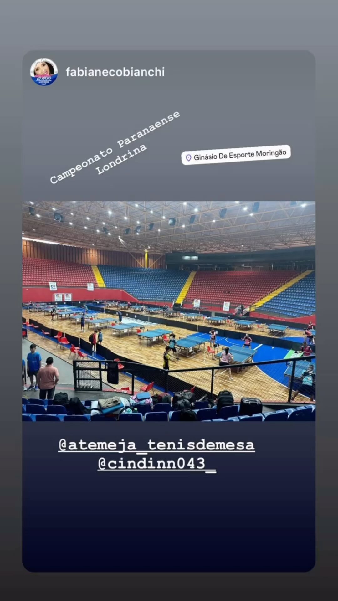 Primeira etapa do Paranaense de tênis de mesa em Londrina