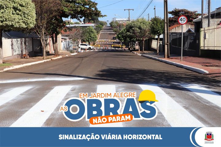 SINALIZAÇÃO VIÁRIA EM JARDIM ALEGRE