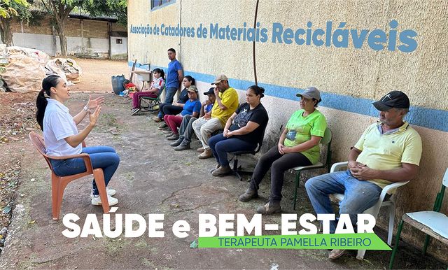 SESSÃO TERAPEUTICA COM OS CATADORES DE MATERIAIS RECICLÁVEIS