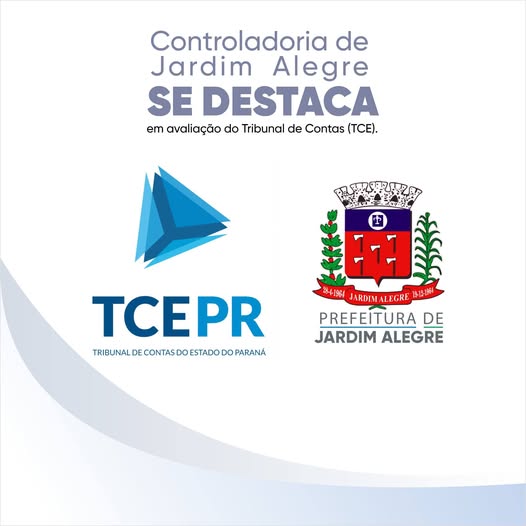 CONTROLADORIA DE JARDIM ALEGRE SE DESTACA EM AVALIAÇÃO DO TRIBUNAL DE CONTAS