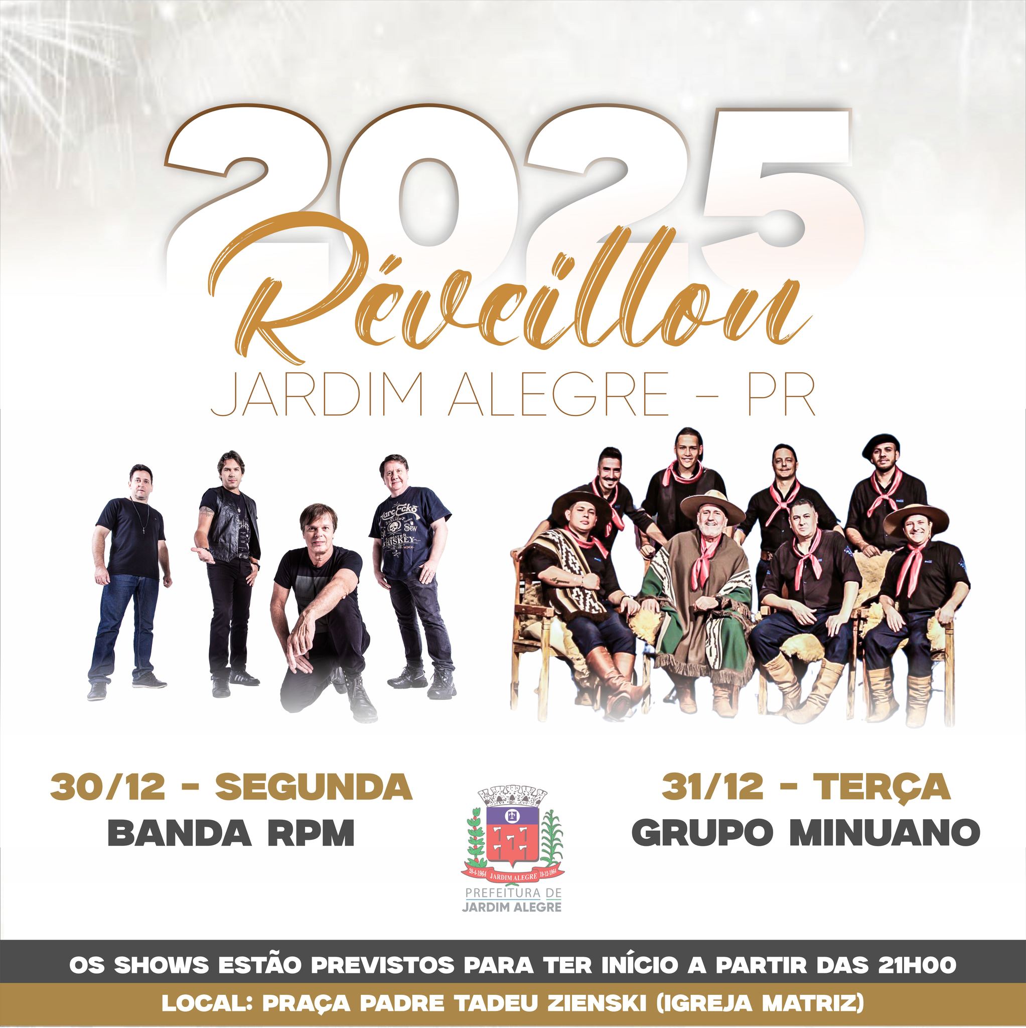 SHOW DE RÉVEILLON EM JARDIM ALEGRE 