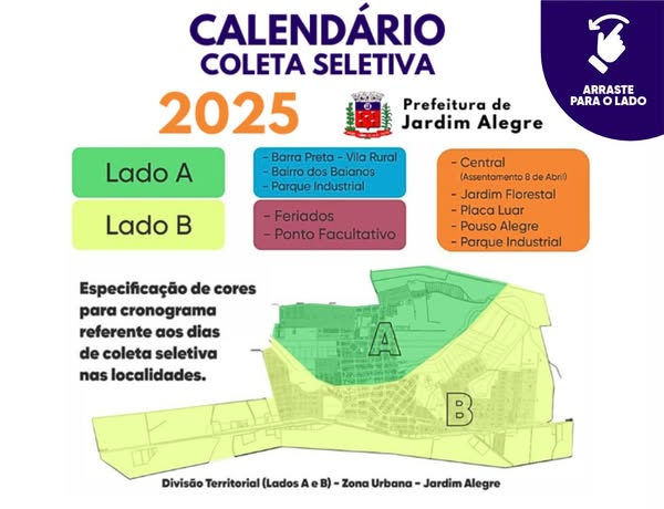 CALENDÁRIO COLETA SELETIVA