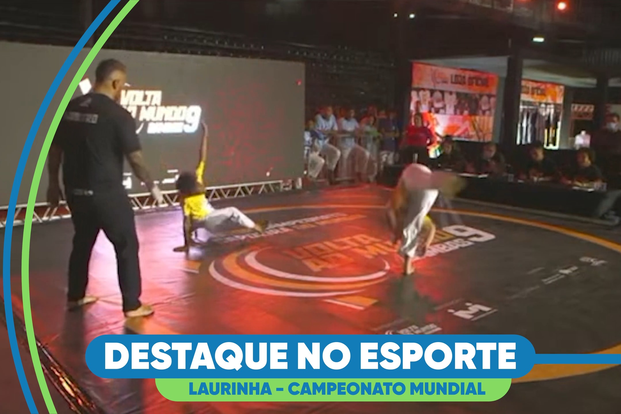 LAURINHA SE DESTACA NO CAMPEONATO MUNDIAL DE CAPOEIRA VMB