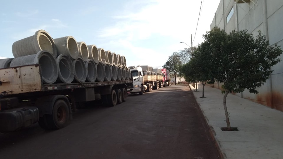 TUBOS PARA DRENAGEM DAS ÁGUAS PLUVIAIS DO LAGO MUNICIPAL