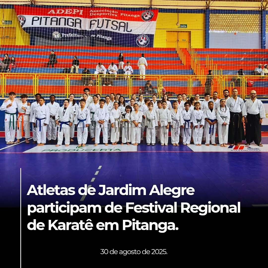 Karatê Jardim Alegre brilhando mais uma vez!