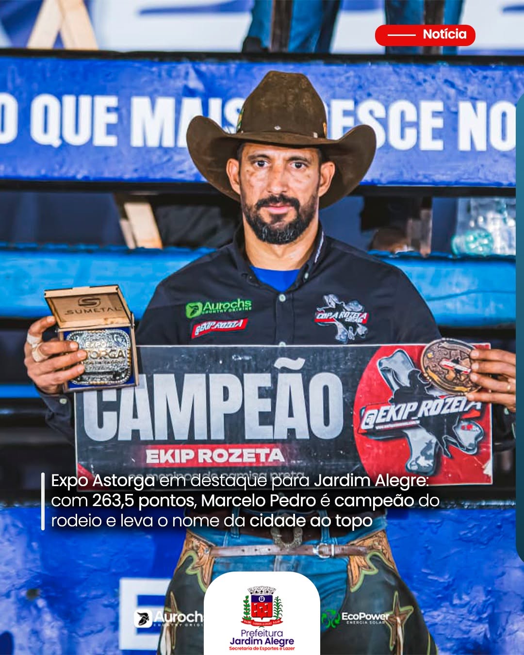 Rodeio Expo Astorga modalidade Cutiano -  Astorga | 14 de Setembro