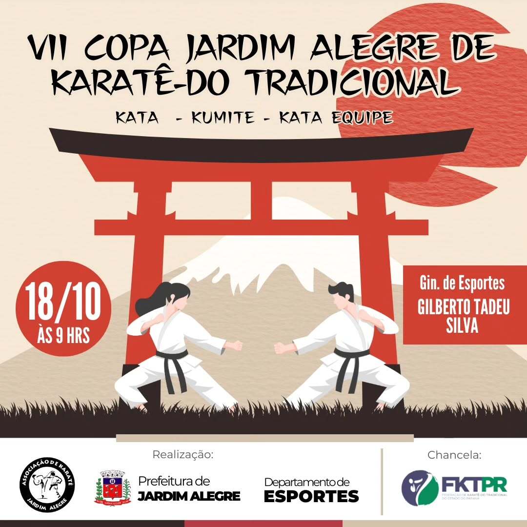 A energia do tatame vai tomar conta de Jardim Alegre!