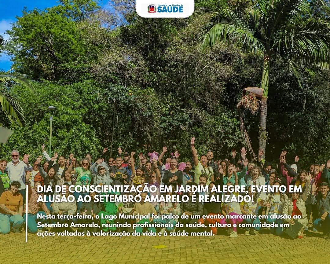 DIA DE CONSCIENTIZAÇÃO E CUIDADO EM JARDIM ALEGRE