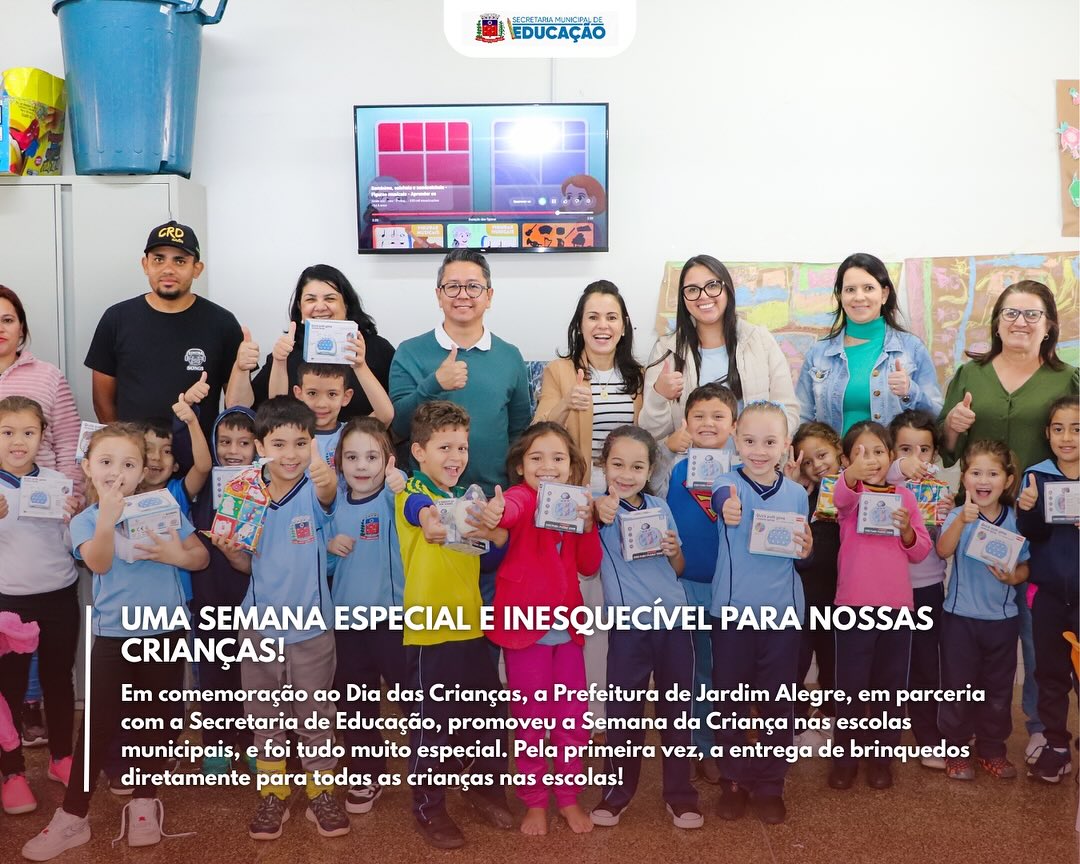 UMA SEMANA INESQUECÍVEL PARA NOSSAS CRIANÇAS!
