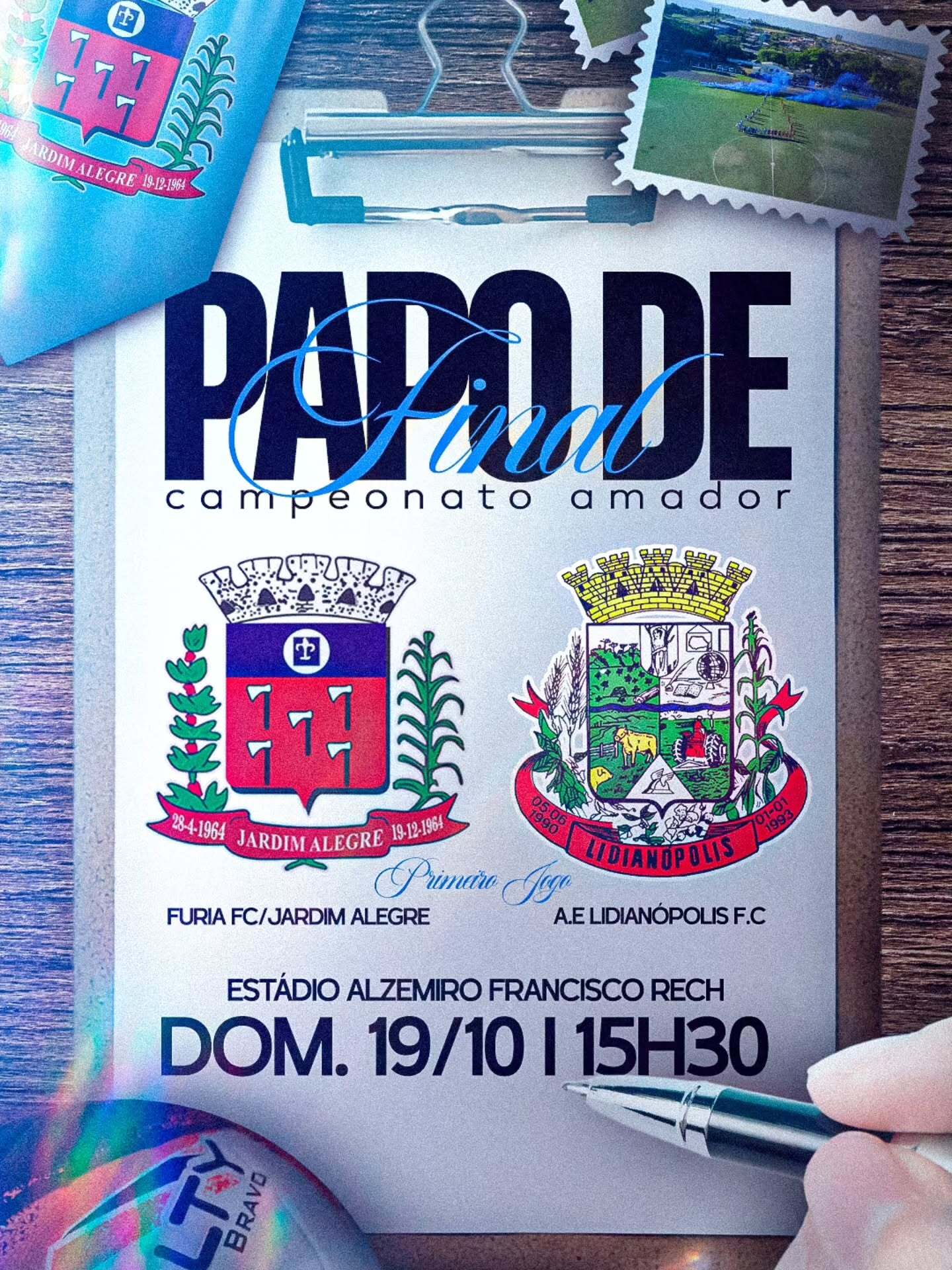 É FINAL! DOMINGO É DIA DE DECISÃO!