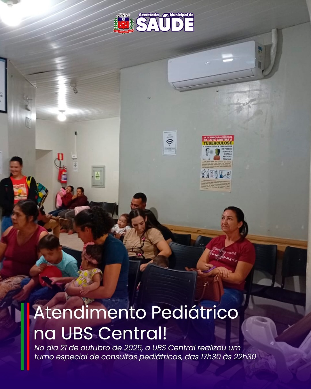Atendimento Pediátrico na UBS Central!