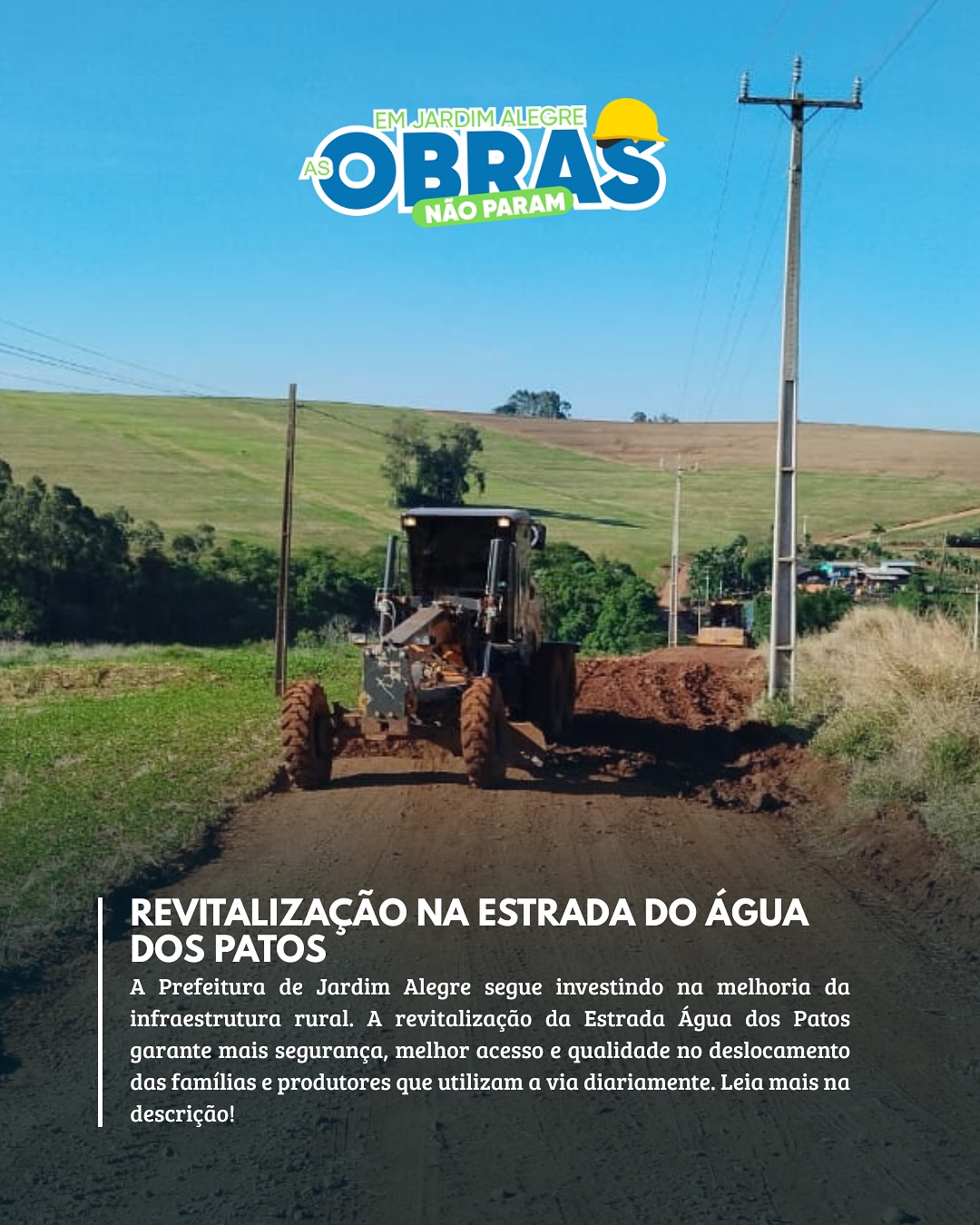 Revitalização da Estrada Água dos Patos