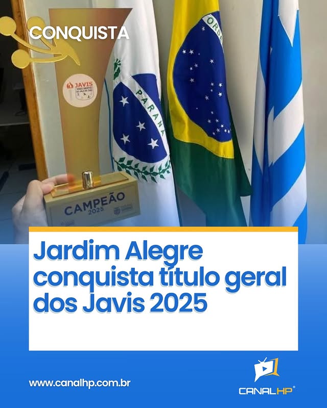 JARDIM ALEGRE CONQUISTA TÍTULO GERAL DOS JAVIS 2025