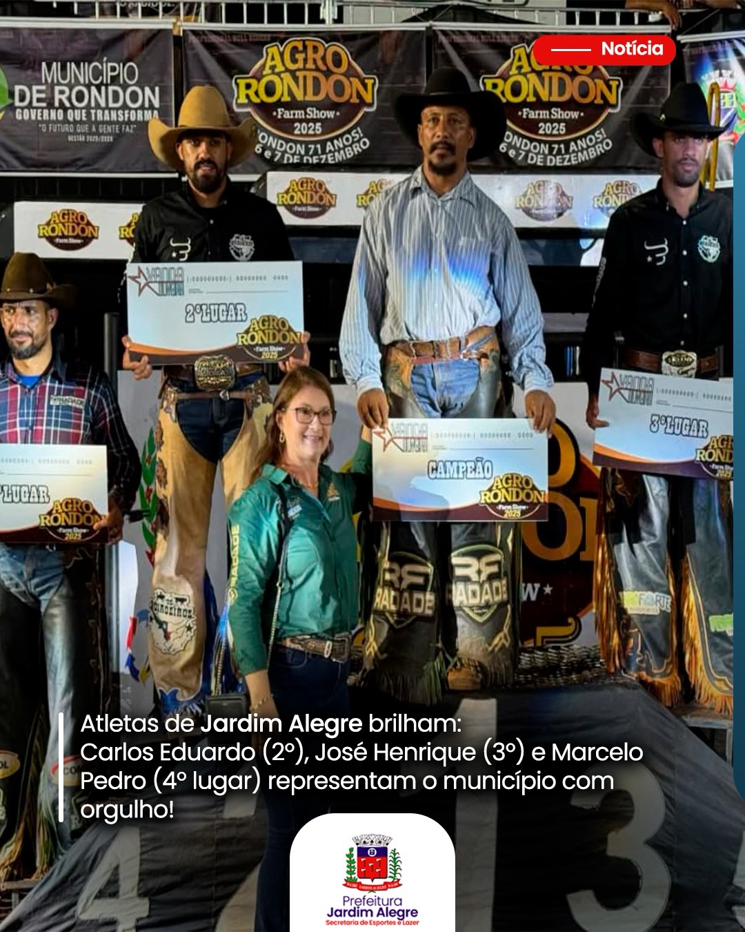 Jardim Alegre no pódio da Farm Show 2025!