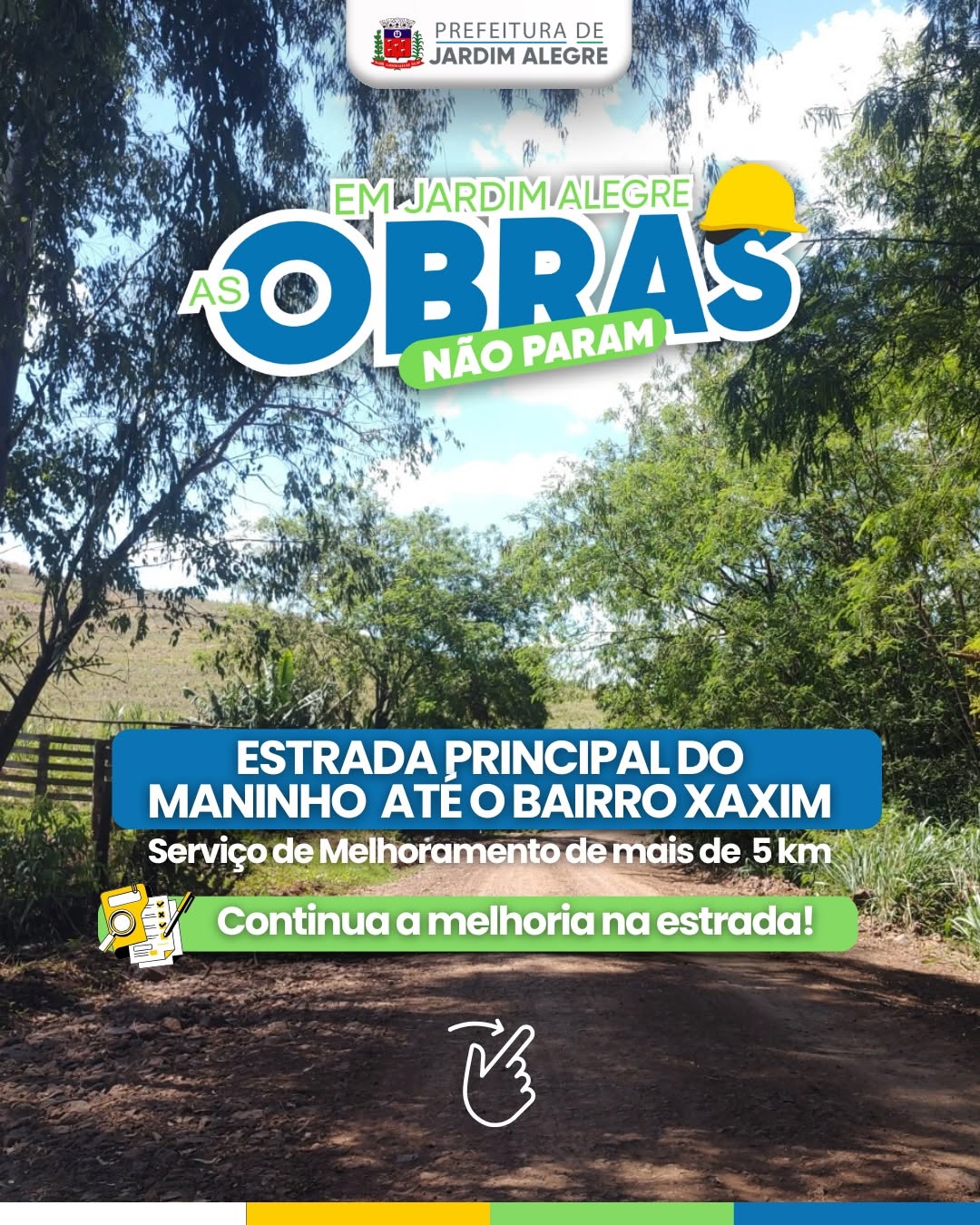 As obras não param por aqui!