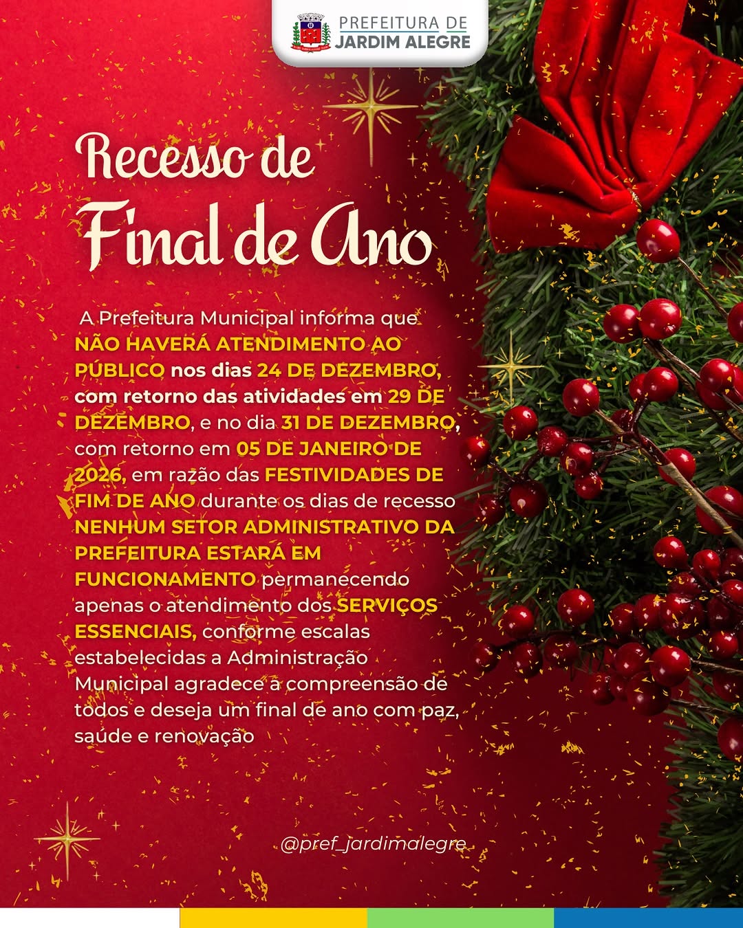 Recesso de Final de Ano