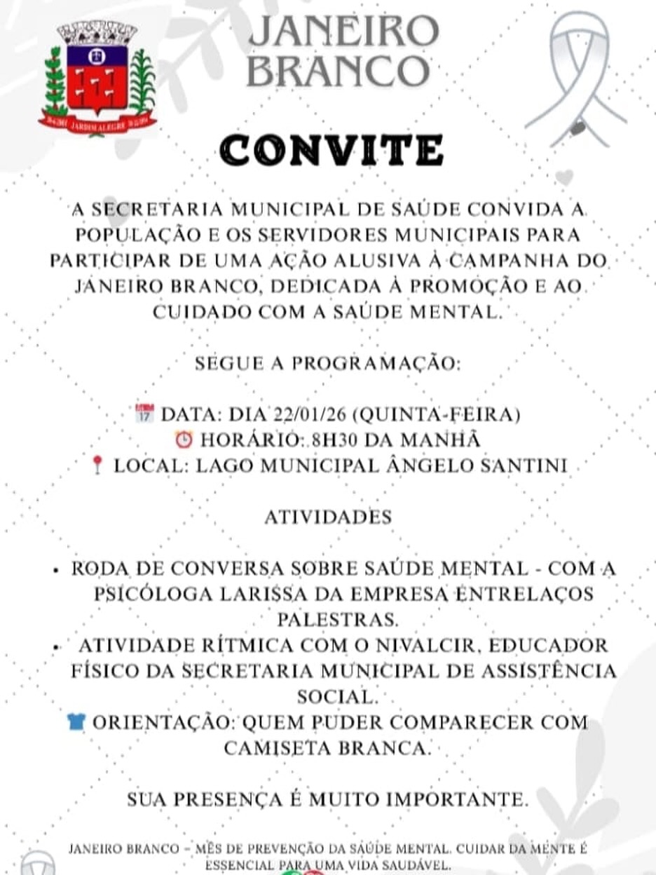 JANEIRO BRANCO – CUIDAR DA MENTE IMPORTA!