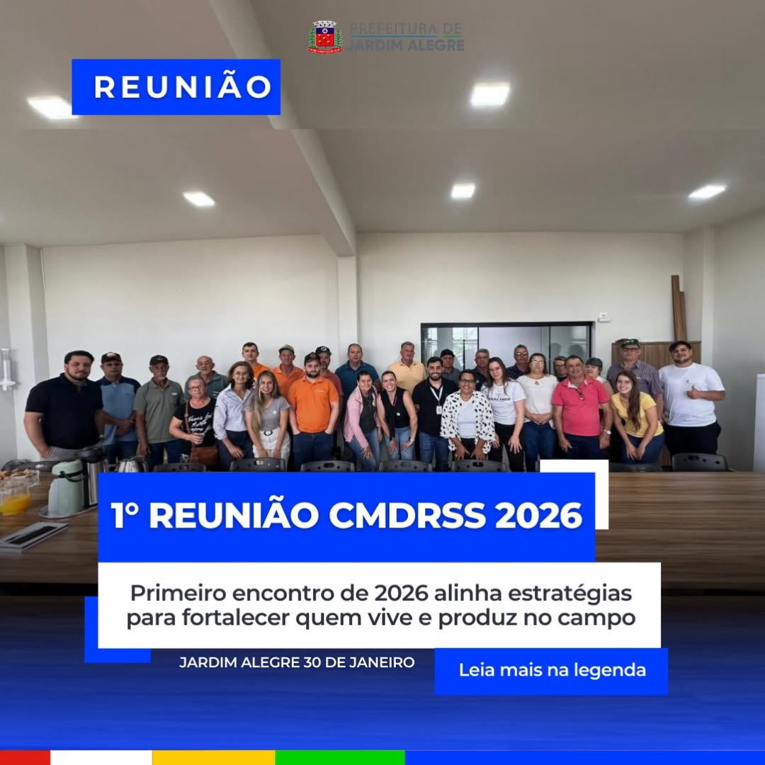 Conselho Municipal discute ações para fortalecer o meio rural