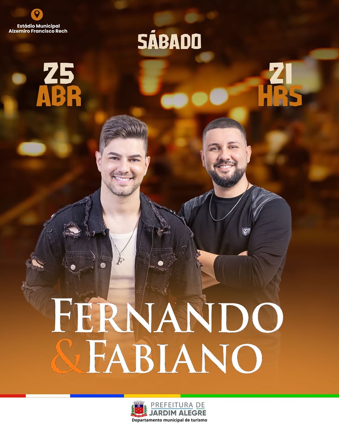 FERNANDO E FABIANO NOS 62 ANOS DE JARDIM ALEGRE