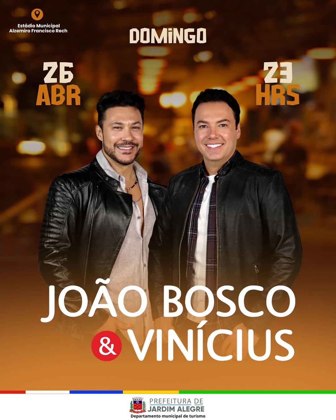 JOÃO BOSCO E VINICIUS NOS 62 ANOS DE JARDIM ALEGRE