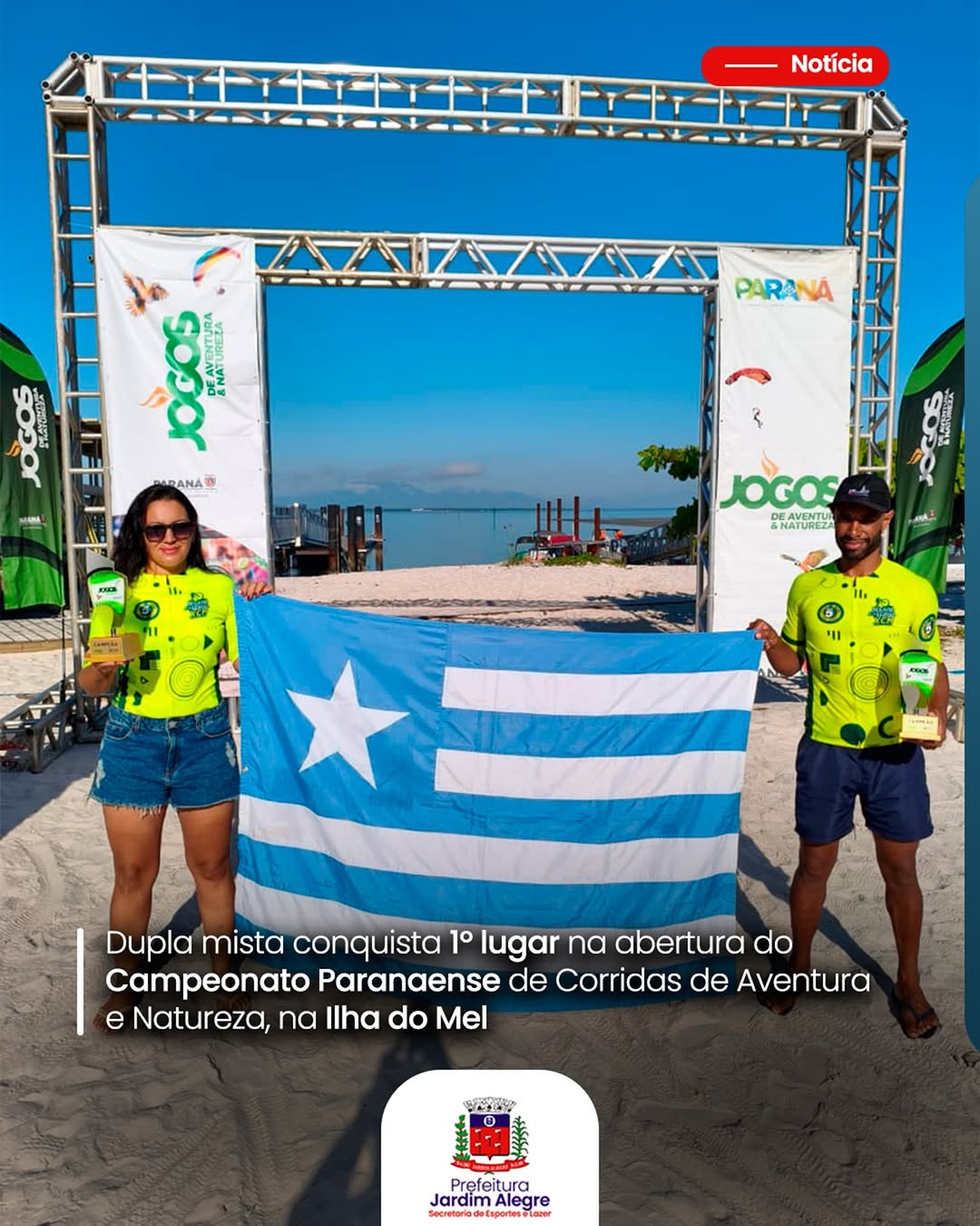 Jardim Alegre no topo do pódio!