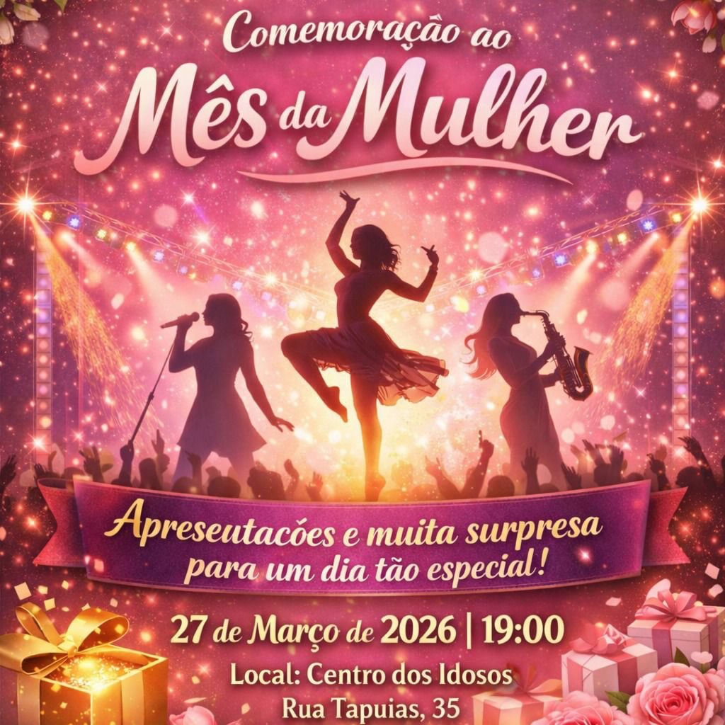 Uma Noite Inesquecível em Homenagem às Mulheres