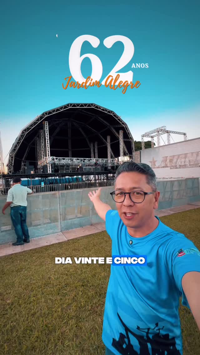 JARDIM ALEGRE ESTÁ PRONTA PARA A GRANDE FESTA DOS 62 ANOS!