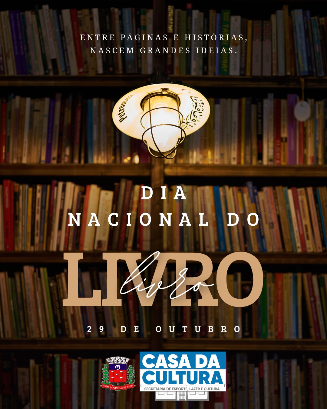 29 de outubro: Dia Nacional do Livro