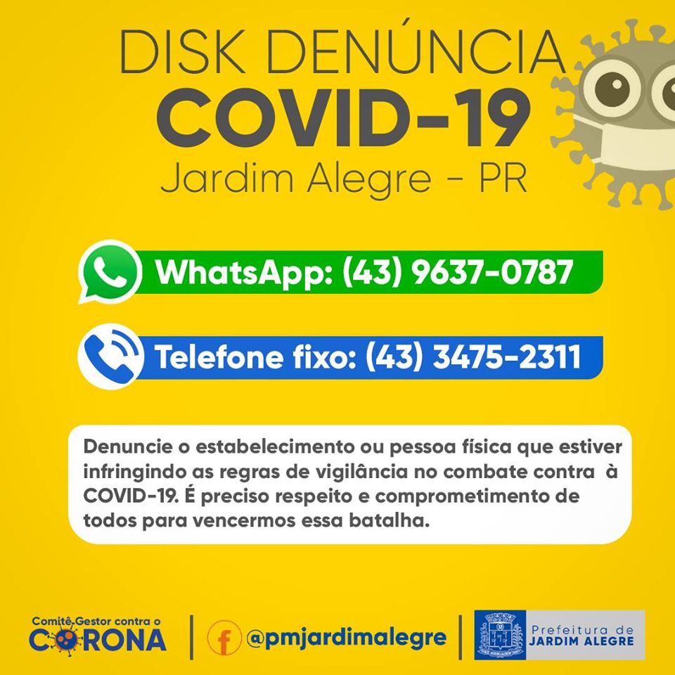 DISK DENÚNCIA COVID-19