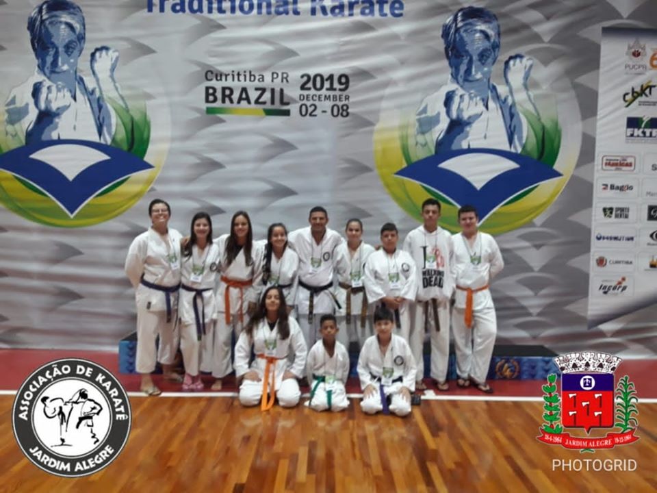 Nossos atletas de Karatê participam hoje em Curitiba do Mundial Interclubes 2019