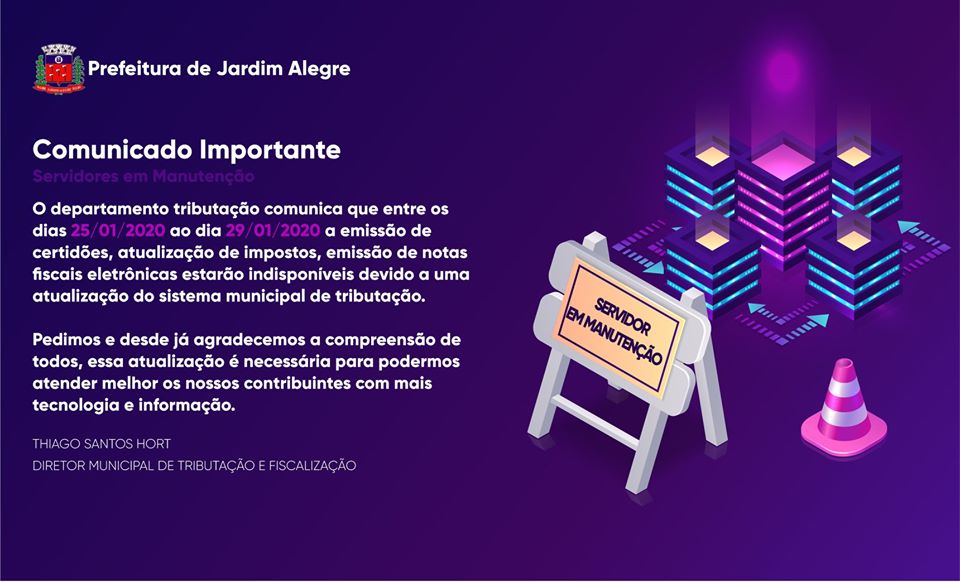 Comunicado importante!