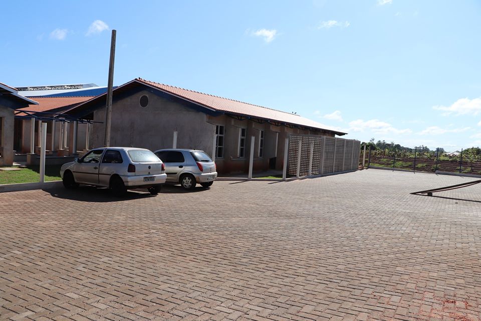 Obras na futura Escola Municipal