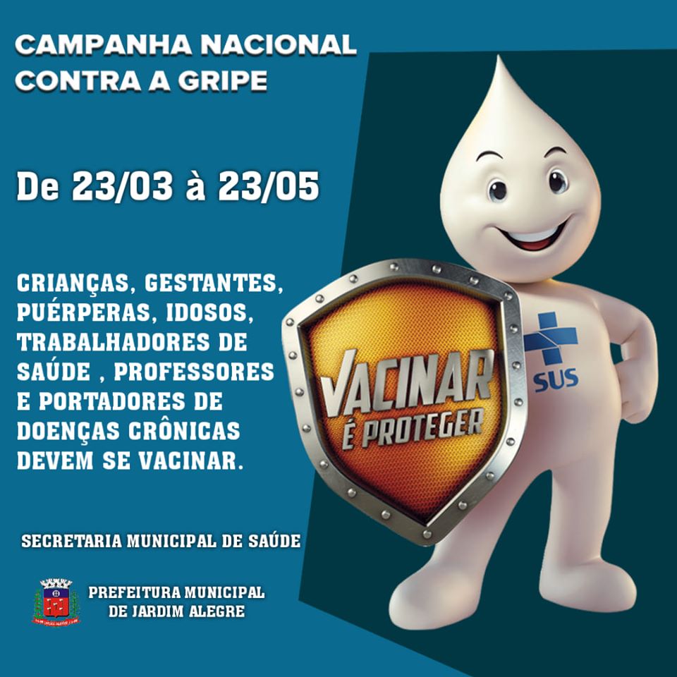 Campanha nacional contra a gripe