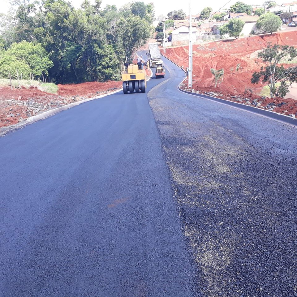 Concluídas as obras de pavimentação asfáltica na Rua Osório Pavan