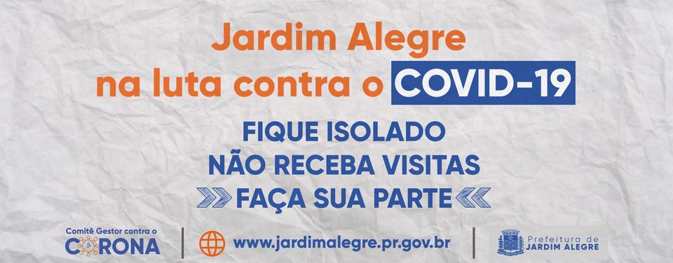 COMUNICADO MUNICIPAL DA PREFEITURA DE JARDIM ALEGRE
