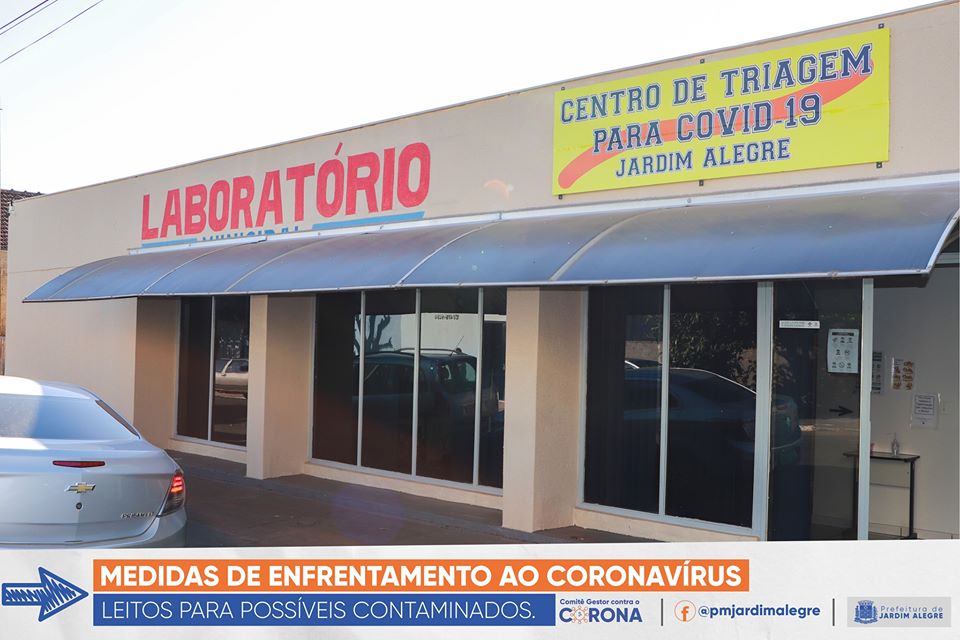 Jardim Alegre monta no laboratório municipal leitos para o possível enfrentamento da COVID-19