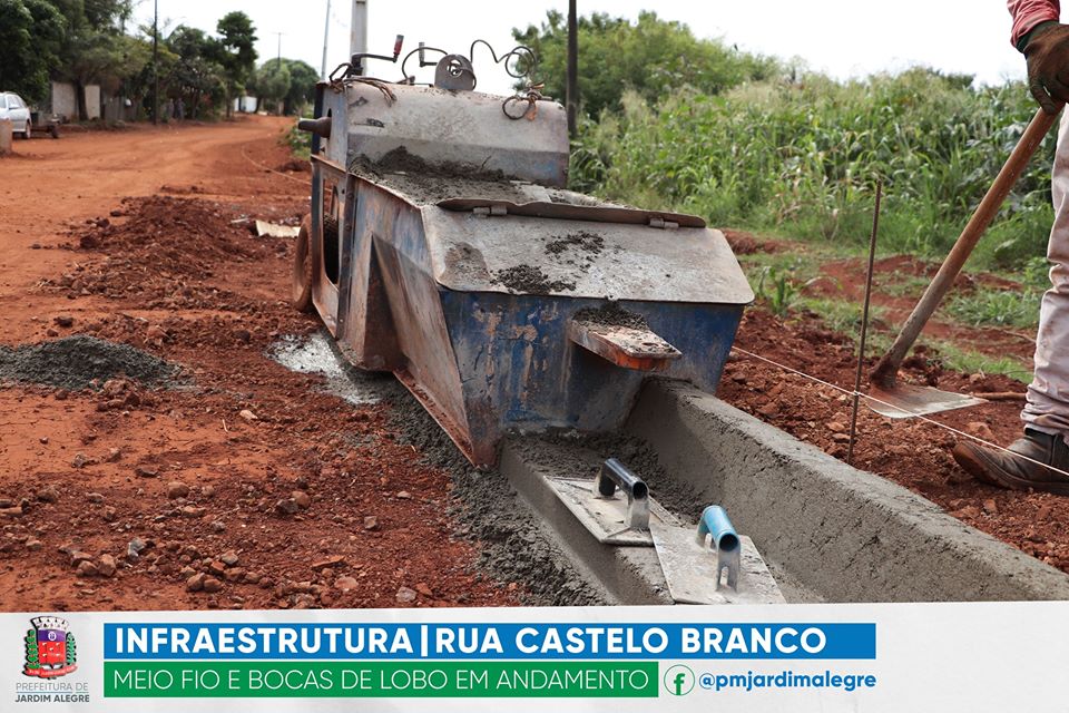 Obras na Rua Castelo Branco