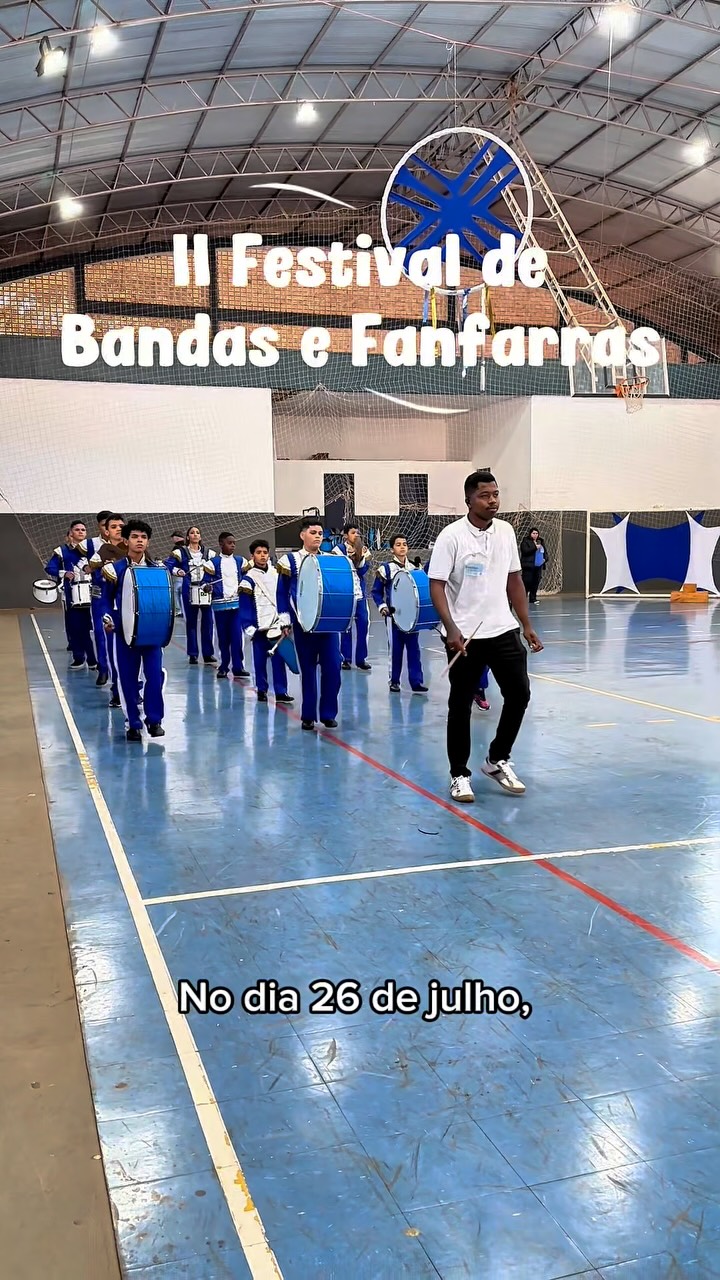 JARDIM ALEGRE RECEBEU O II FESTIVAL DE BANDAS E FANFARRAS 