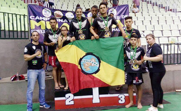 Atletas de Ivaiporã e Jardim Alegre subiram ao pódio no 1º Campeonato Paranaense de Muay Thai 